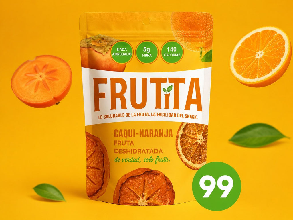Frutita Caqui y Naranja