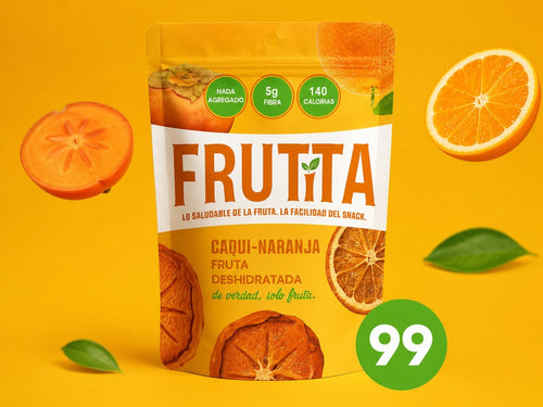Frutita Caqui y Naranja