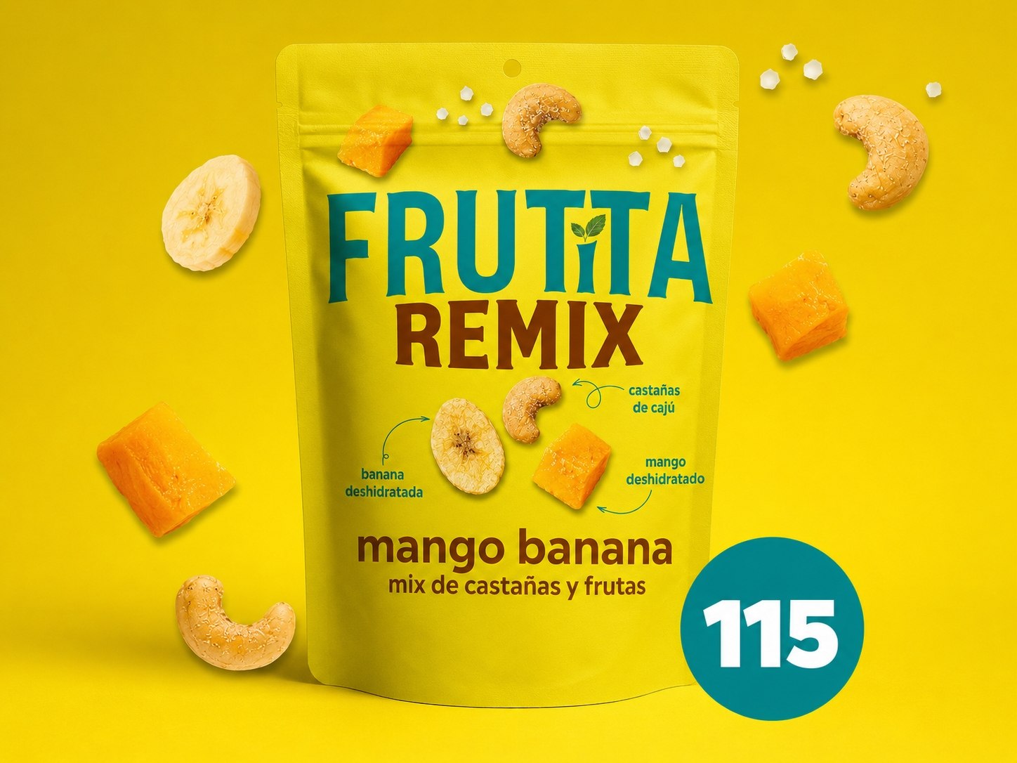 Frutita Remix! Mango Banana Castañas