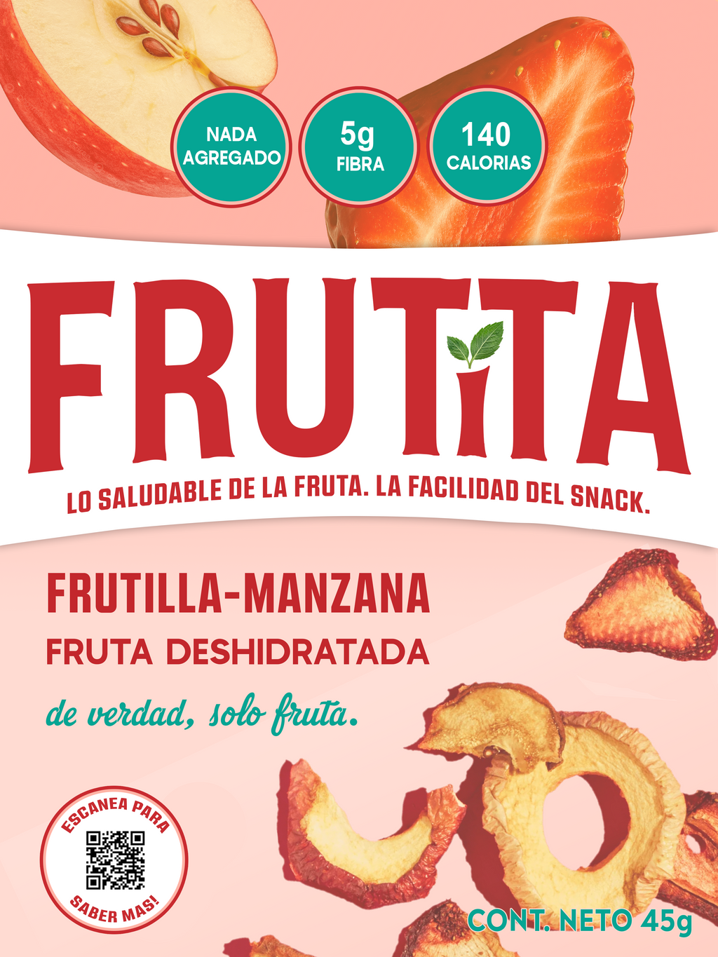 Frutita Frutilla y Manzana